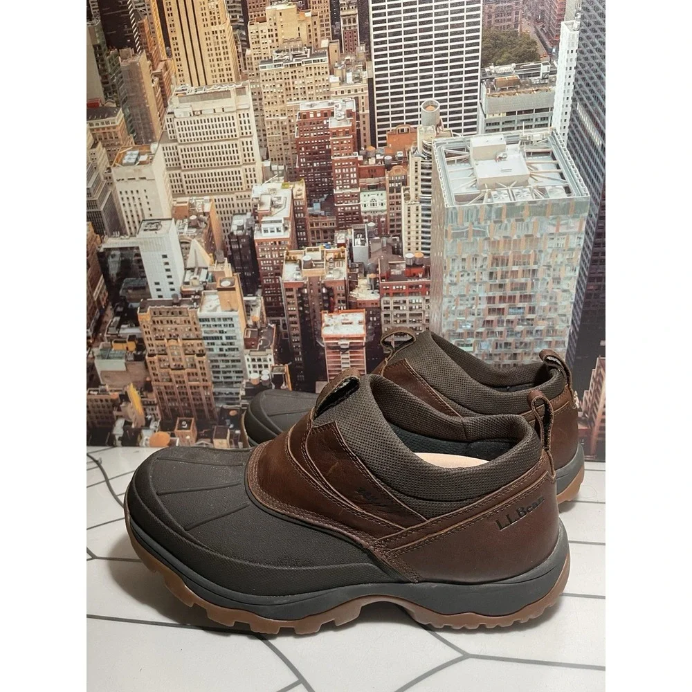 L.L. Bean Men's Storm Chaser Boots Size 13 W Leather Uppers-Slip on-#507173